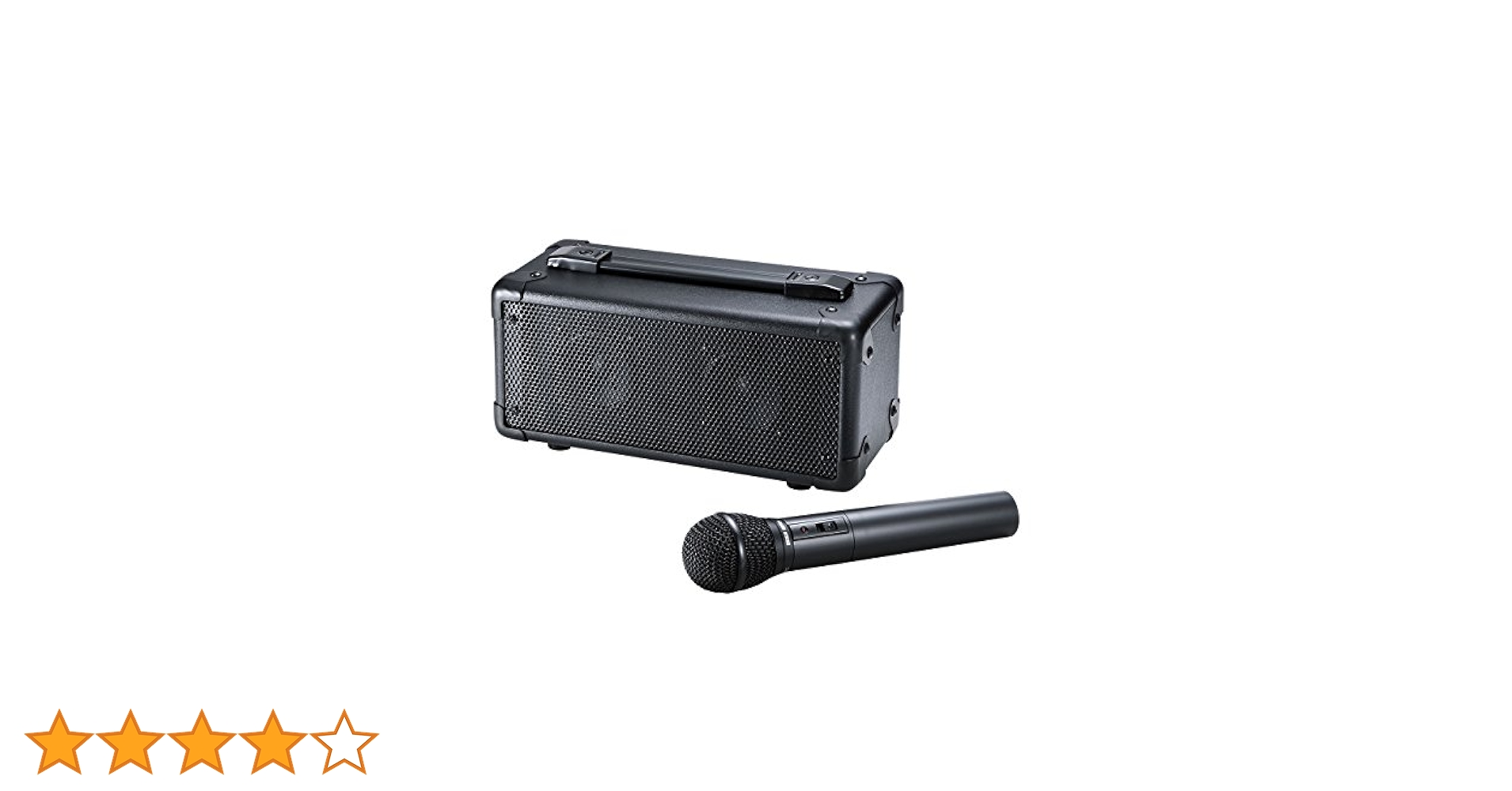 Amazon.co.jp: サンワサプライ ワイヤレスマイク付き拡声器